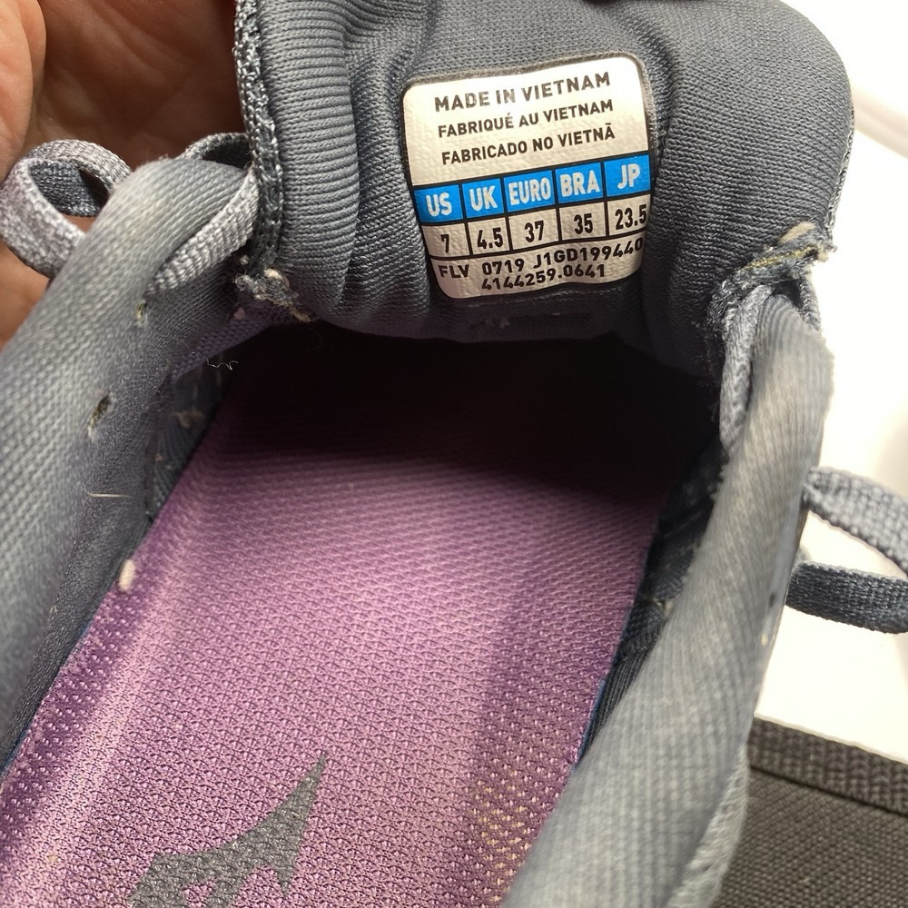 Mizuno Shoes Women Size 7 Wave Rider 23 Gray Athletic Running Trainers 3993 - Picture 11 of 16